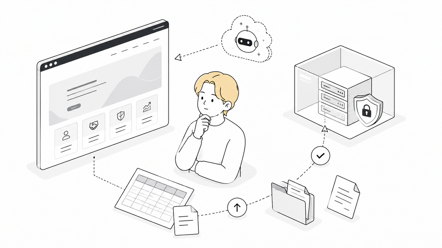AIで作るWebサイトと、現場の公開・更新環境をつなぐ設計イメージ